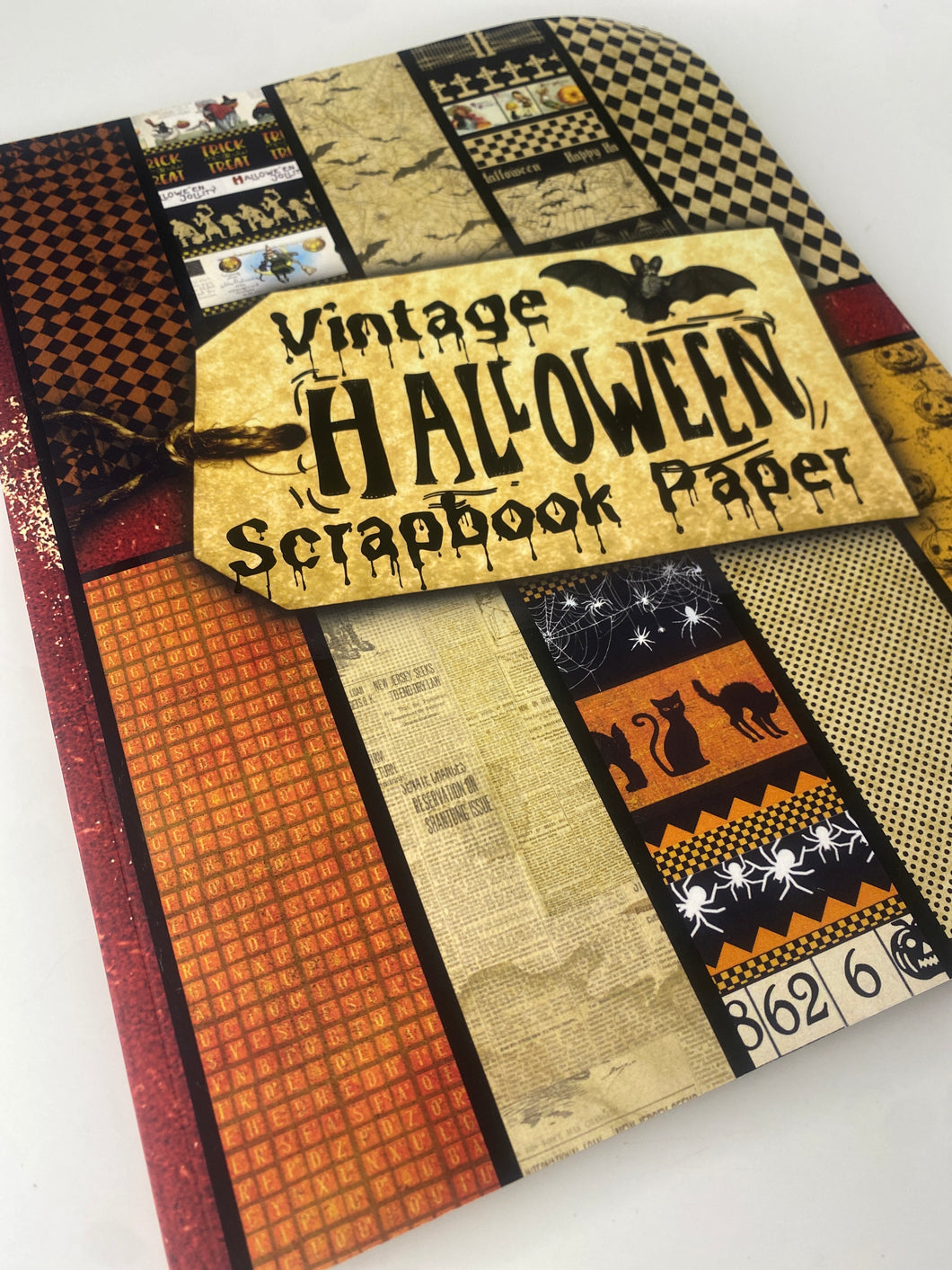 Vintage Halloween Scrapbook Paper