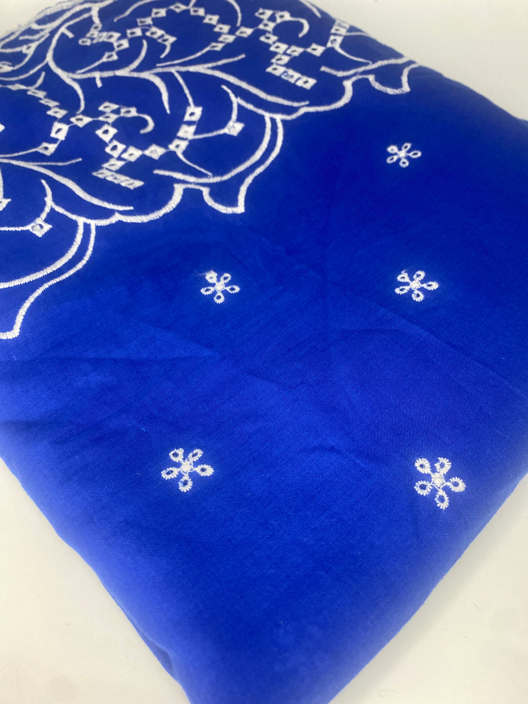 Embroidered Blue