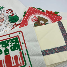 Load image into Gallery viewer, Vintage-y Christmas Napkins
