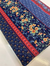 Load image into Gallery viewer, Navy Floral Border
