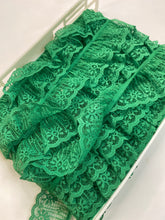 Load image into Gallery viewer, Green Lace Trim
