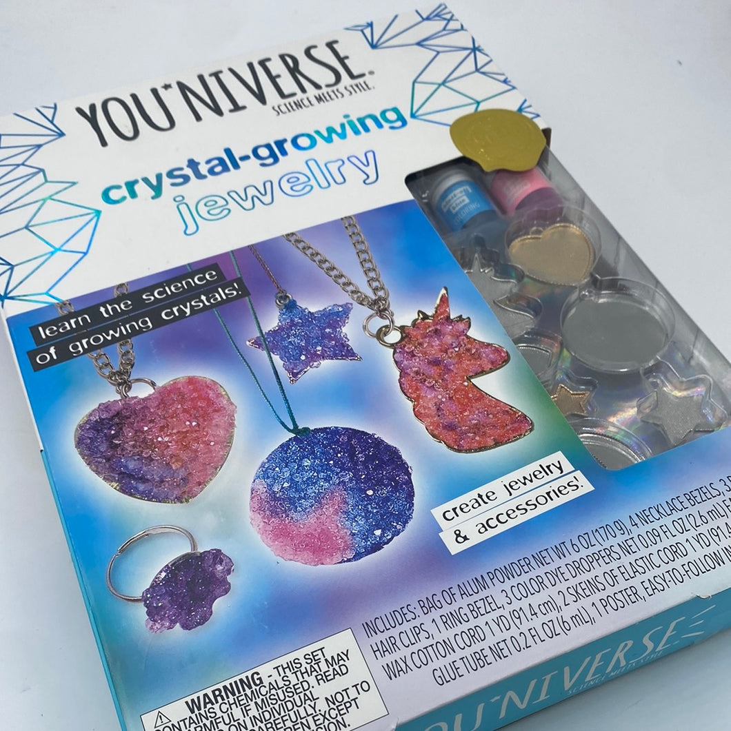 Crystal-Growing Jewelry