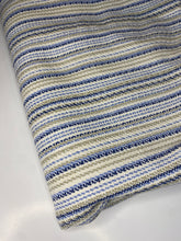 Load image into Gallery viewer, Blue Woven Upholstery
