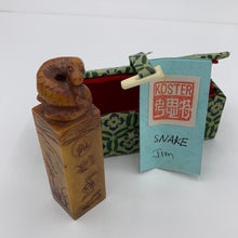 Load image into Gallery viewer, Vintage Marble Snake Stamp
