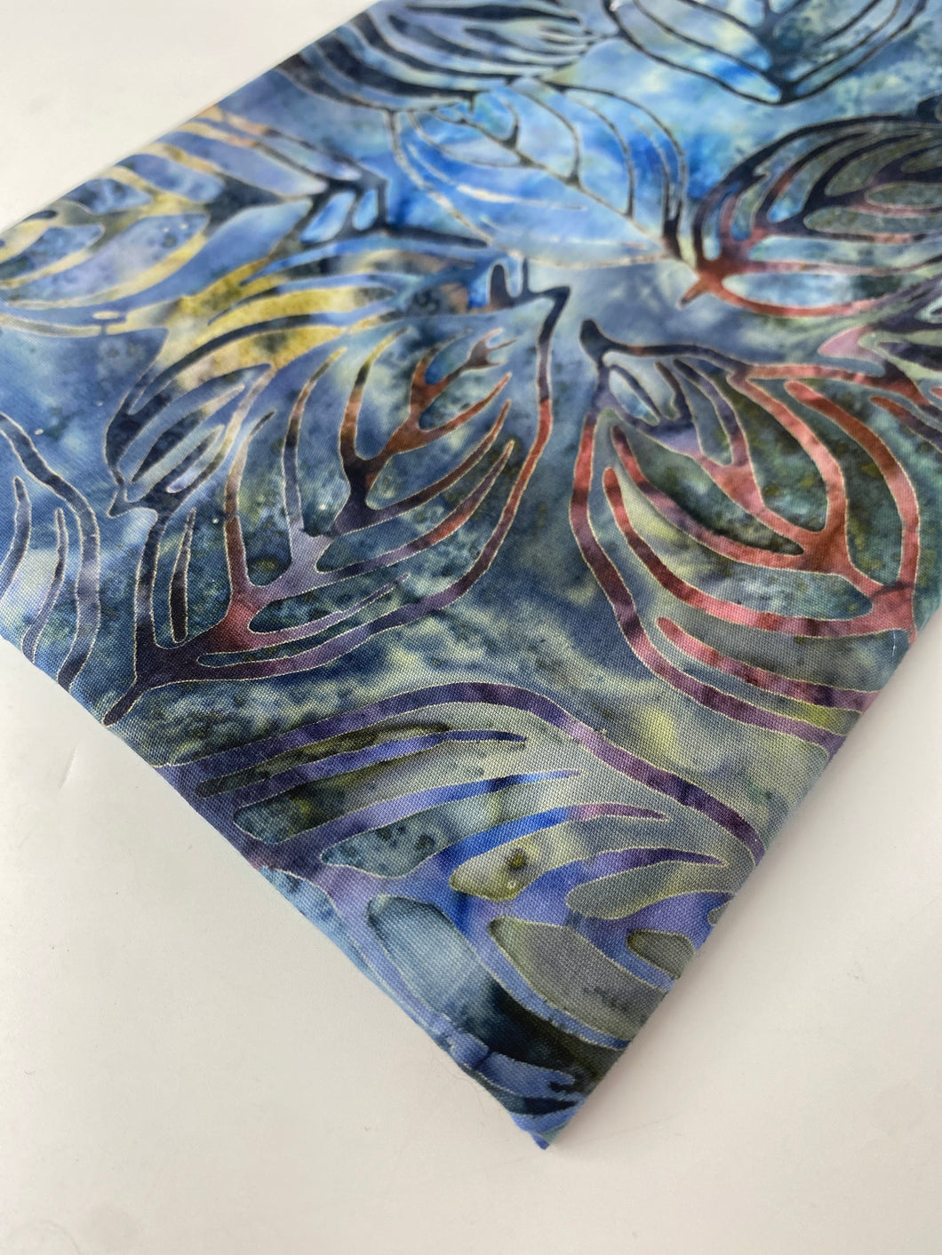 Blue Leaf Batik