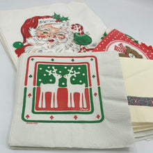 Load image into Gallery viewer, Vintage-y Christmas Napkins
