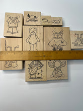 Load image into Gallery viewer, Paper Bear Doll Stamps
