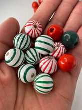 Load image into Gallery viewer, Wooden Holiday Beads
