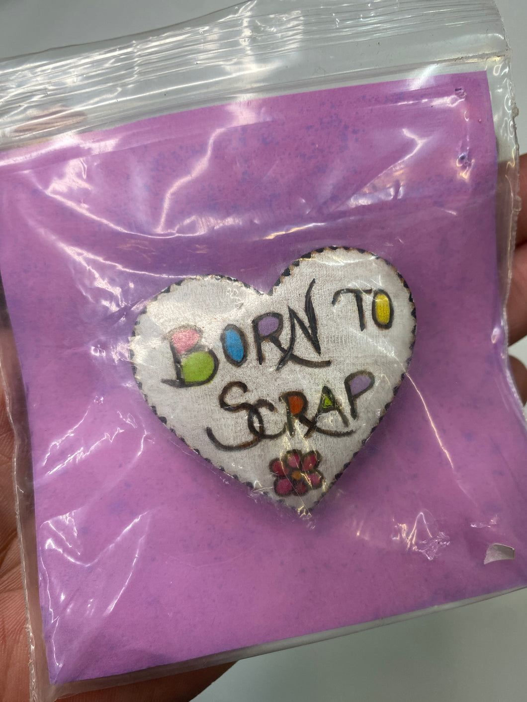 Born to SCRAP Pin