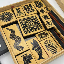 Load image into Gallery viewer, Wooden Stamp set
