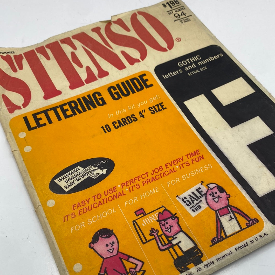 STENSO - Lettering Guide