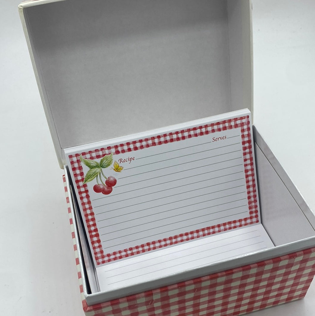 Cheery Cherry Recipe Box