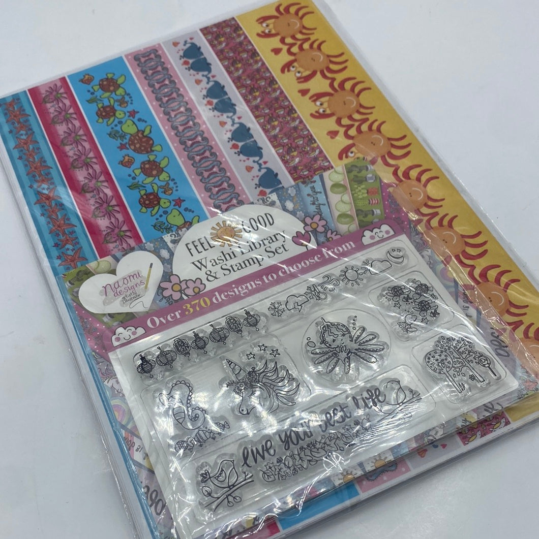 Washi Library & Stamp Set