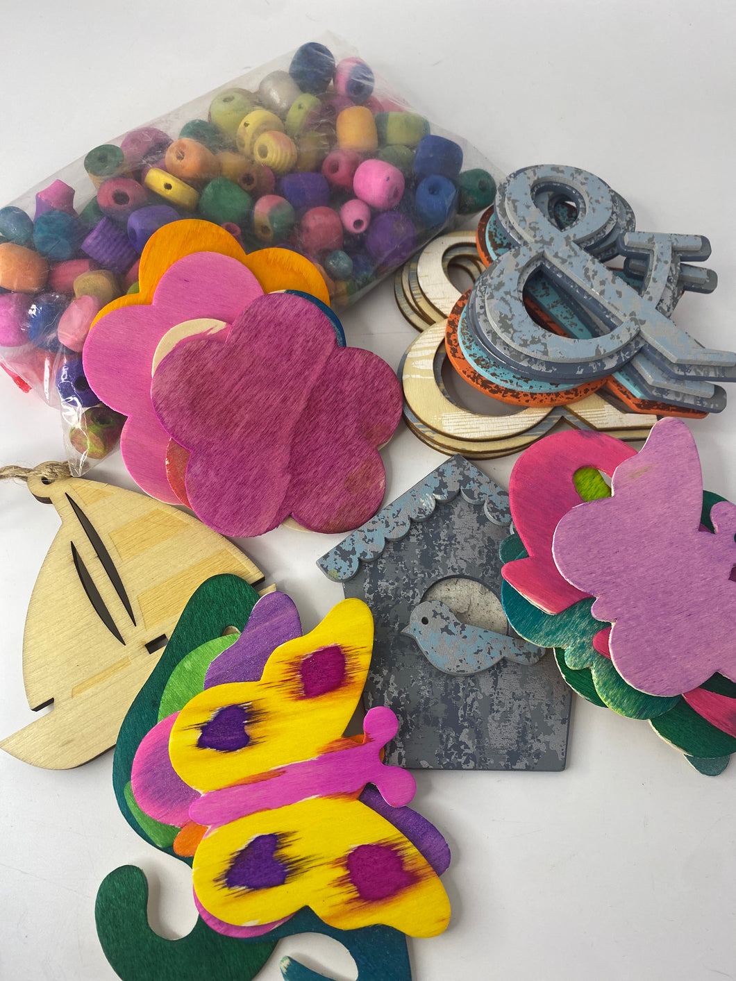Wood Bead & Shape Bundle