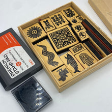 Load image into Gallery viewer, Wooden Stamp set
