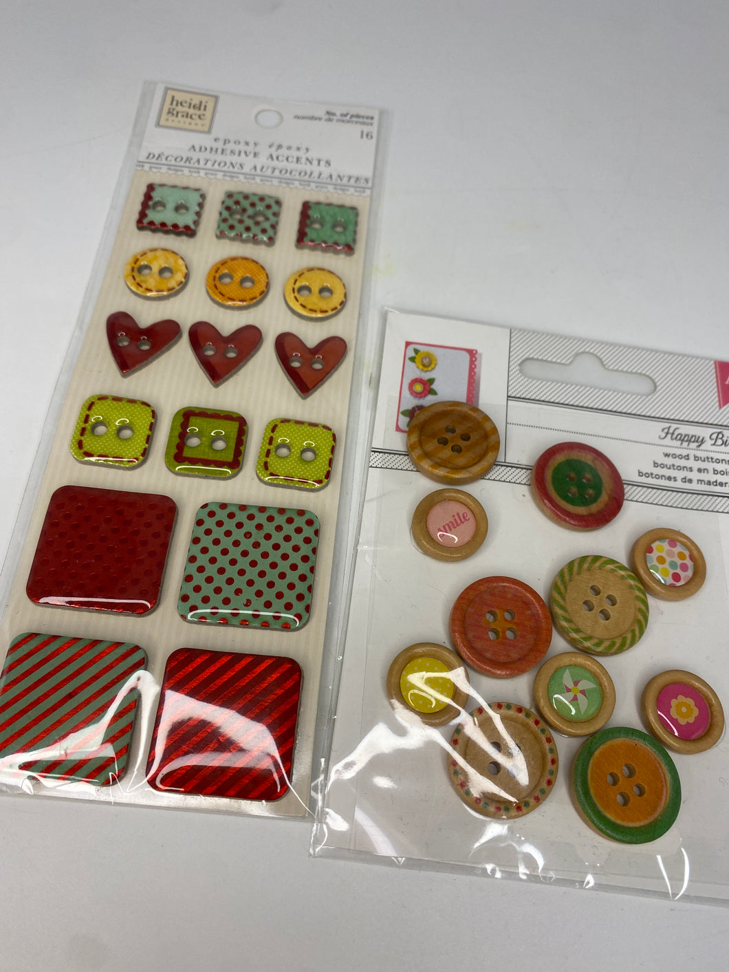 Button Embellishment Pair