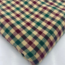 Load image into Gallery viewer, Maroon, Green, Beige Plaid
