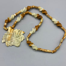 Load image into Gallery viewer, Carved Stone Necklace
