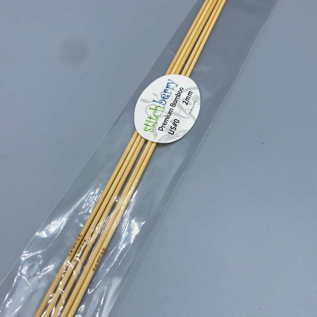 Bamboo Knitting Needles - Double Pointed